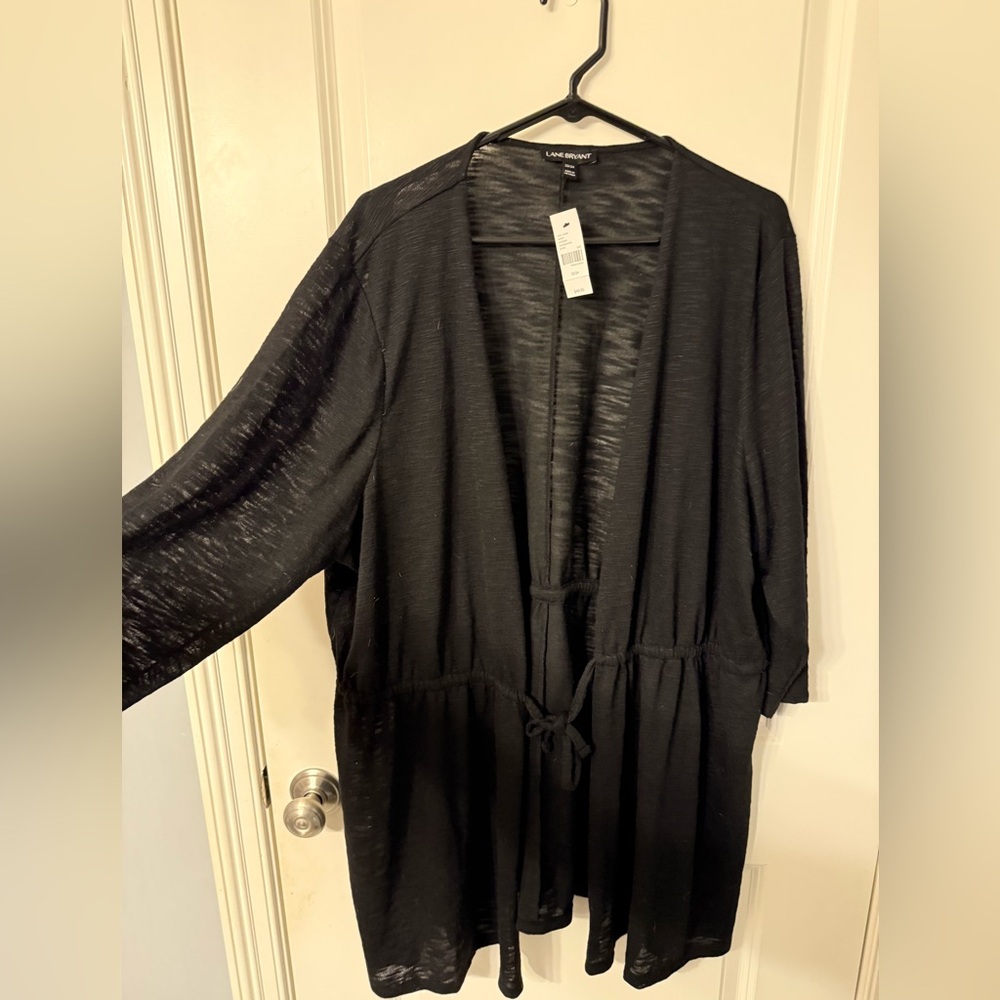 NWT 🏷️ Lane Bryant Black Knit Cardigan size 22/24 - Picture 3 of 4